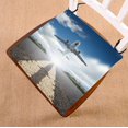 thumbnail image 1 of EREHome Coussin de Siège Routes et Avions 18x18 Pouces, 1 of 1