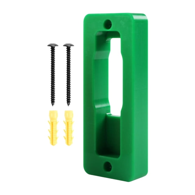 Carrete de pesca Rack de montaje de pared Ligero de instalación de accesorios de pesca fácil de instalar Verde