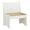 Honey-White, variant on Linon Delk Wood 2 Tone Small Back Rest Bench in Honey and White