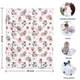 thumbnail image 4 of Pink Cow Strawberry Jar Pattern Blanket,Comfortable Soft Flannel Throw Blanket,All Season,Warm Lightweight Blankets for Sofa Bed Couch Living Room Chair,30"x40", 4 of 4