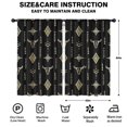 thumbnail image 2 of Western Blackout Curtains, Southwest Tribal Aztec Bull Skull Cowboy Theme Rustic Rural Western Boho Curtains for Bedroom Living Room Kitchen Farmhouse Decor Drapery Treatments 2 Panels, 52"x84" Inch, 2 of 5