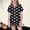 A-Blue380, variant on Bobifish Big Girls Halloween Sleepwear Sets 2 Piece Silk Satin Button Down Short Sleeves Shorts Sets Kids Comfort Holiday Homewear