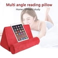 thumbnail image 5 of Tablet Pillow Holder Stand Book Rest Reading Support Cushion For Home Bed Sofa Multi-Angle Soft Pillow Lap Stand, Purple, 5 of 12