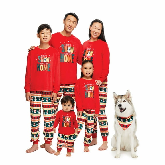 Jolly Jammies Women’s Velour Matching Family Pajamas Set, 2-Piece, Sizes S-3X