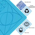 thumbnail image 5 of Alfombrilla transparente para bolígrafo 3D de 6 x 6 pulgadas con área de unión y fusible - Silicona flexible de doble cara resistente al calor - Accesorios para bolígrafo 3D compatibles con plantillas, 5 of 5
