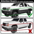thumbnail image 3 of Spec-D Tuning Black Headlights + Bumper Lights Compatible with 2002-2006 Chevy Avalanche 1500 2500 Pickup, Left + Right Pair Headlamps Assembly, 3 of 7