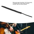 thumbnail image 3 of Guitar Strap, Leather Soft Widen Adjustable Punk Zipper Guitar Strap For Acoustic Electric Guitars Bass, 3 of 8