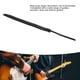 thumbnail image 3 of Correa De Guitarra De Cuero Suave Con Cremallera Punk Universal De 2,8 Pulgadas De Ancho Con 10 Orificios De Ajuste Para Guitarras Eléctricas Acústicas Y Bajos, 3 of 7