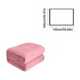 thumbnail image 3 of Soft Ribbed Fleece Blanket Lightweight Plush Microfiber Throw Blanket for Bed Sofa Couch Office Travel Home Use, 3 of 5