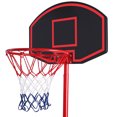 Portable Basketball System Hoop with Polyethylene Backboard
