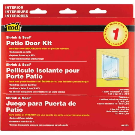 

M-D Indoor 84 In. x 110 In. Patio Door or Picture Window Insulation Kit