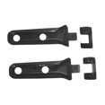 thumbnail image 3 of 2 piezas de cubierta de decoración de bisagra de puerta trasera para Jeep Wrangler JL 2018-2022 (negro), 3 of 8