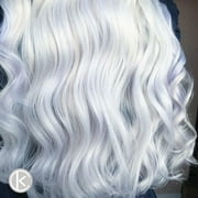 Keracolor Semi Permanent Hair Dye 3 in 1 Clenditioner, Silver Blue, 12 fl oz