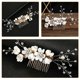 thumbnail image 2 of Rhinestone Hair Comb White Metal Wedding Hair Clip for Women Versatile Styling for Decor, 2 of 4