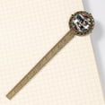 thumbnail image 4 of Christmas Book Marks: Lace Bookmark in Antique Bronze - the Accessory for Book Lovers, 4 of 5