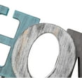 thumbnail image 7 of Rustic Wood Home Letter Sign with 4 Hooks Cutout Home Sign Wall Mounted Key Rack Decor, 7 of 7