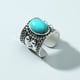 thumbnail image 5 of Anillo abierto para decorar los dedos, uso diario, para niñas, anillo vintage, anillo abierto, para mujer y hombre, anillo para pareja, tamaño ajustable, estilo plateado y blanco, 5 of 8