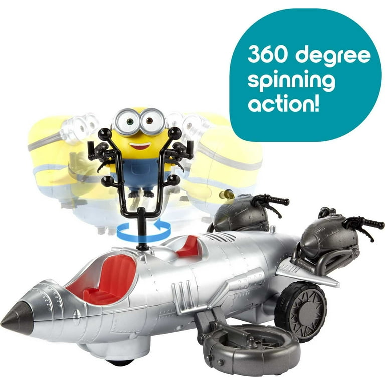Minions Wild Rider RC Vehicle with Bob Action Figure (4-inch