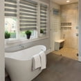 thumbnail image 5 of CHICOLOGY Dual Layer & Privacy Free-Stop Cordless Zebra Roller Shades, 5 of 7