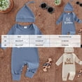 thumbnail image 3 of CAUYDY Preemie Sleepers for Girls Newborn Fall Winter Pajamas 3 6 9 Months 1T 2T Baby Long Sleeve Clothes for Boys Infant Soft Jumpsuit Sizes 0-3 Months,Beige, 3 of 4