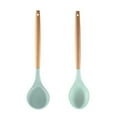 thumbnail image 1 of El utensilio libre no tóxico de los artilugios de la cocina de la manija de madera 2PCS fijó para el Cookware antiadherente, 1 of 5