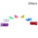 thumbnail image 1 of Pinza de coser de retales, pinza pequeña para coser, manualidades de bricolaje, posicionamiento de plástico, herramienta de patchwork, color al azar, 200 piezas Vogacara HA5096-03, 1 of 6