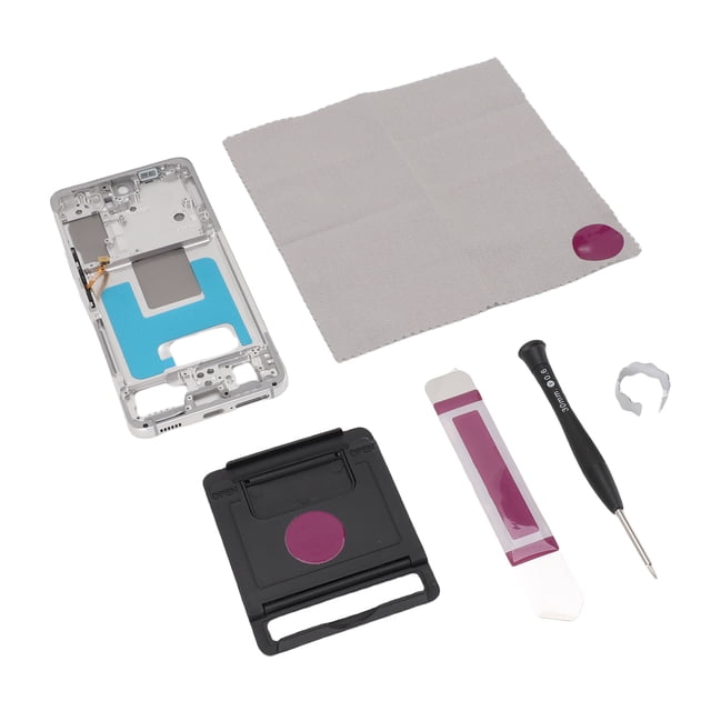 LCD Frame Replacement for S22, Frame Replacement for S22 Sturdy Metal Easy Installation for Damaged Front Frame Black,Silver,Rose Gold,Green