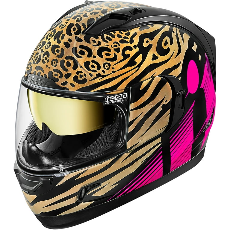 Icon Womens Alliance GT Shaguar Graphic Helmet Pink XS 0101