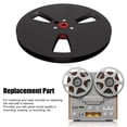 thumbnail image 3 of 1/4 7 Inch Empty Tape Reel, Aluminum Alloy Recording Takeup Reel with 3 Holes, Universal Open Reel Sound Tape Empty Reel for Reel to Reel Tape Recorder, Opening Machine Part, 3 of 7