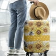thumbnail image 2 of Yellow Dot Sunflower Bee Pattern Luggage Cover Fashion Suitcase Cover Baggage Covers Fit 25-28 Inch Luggage (Go Travel), 2 of 5