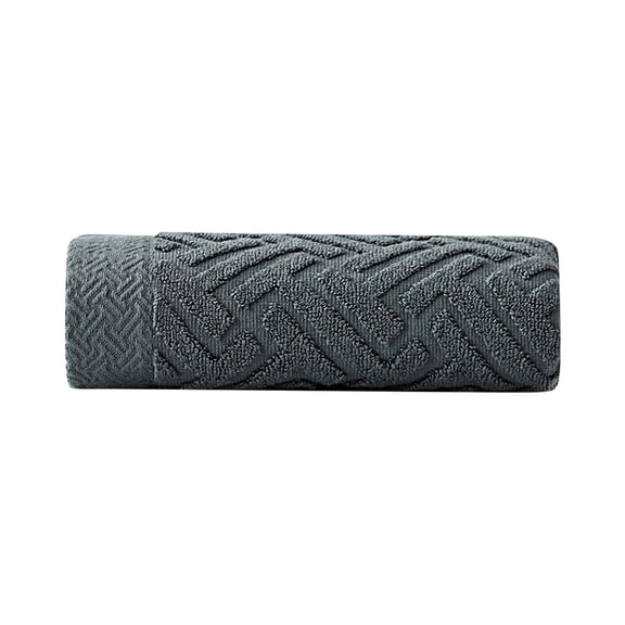 Cozeii Bath Towel, Cotton Wash Towel, Soft Absorbent Quick Dry Bathroom Towel, Solid Color Hand Face Towel for Shower, Gym, Travel, Guest Bathroom, 13.4x29.1 Inch, Grey