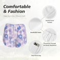 thumbnail image 4 of Balery Winter With Snowflakes Pantalones cortos deportivos para mujer con forro y dos bolsillos, elásticos, para entrenamiento, gimnasio, yoga-Medium, 4 of 7