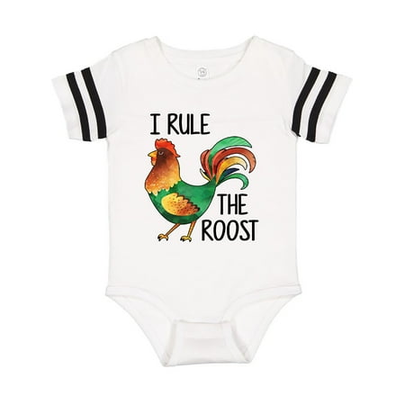 

Inktastic Farmer I Rule The Roost Rooster Gift Baby Boy or Baby Girl Bodysuit