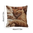 thumbnail image 3 of Spring Cute Pet Patterns Cushion Cover Soft Throw Pillow Cover For Sofa And Chair Ideal Choice For Spring Easter Sofa And Bedroom Decoration, 3 of 6