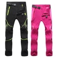thumbnail image 2 of Pantalones de secado rápido para parejas, pantalones largos ultrafinos elásticos de verano para mujer, ajustados, para montañismo, de secado rápido, para deportes al aire libre, de talla, 2 of 3