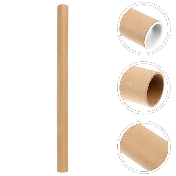 LEXSOMEO Mailing Tube Cardboard Poster Tube with Cap for Shipping and ...