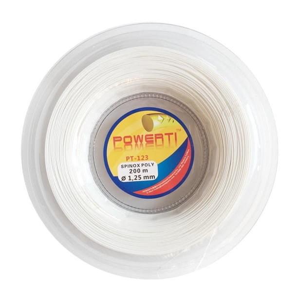 Eigraketly 12m Tennis Racket Racquet String High Textured Line Elastic Thread Tenis Blanco