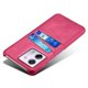 thumbnail image 3 of For Xiaomi Poco M7 Pro 5G Case Dual Card Slots PU Leather + Hard PC Phone Cover - Rose Gold, 3 of 5