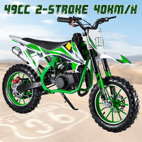 Mini Dirt Bike,49cc Gas Powered 2 Stroke Off Road Trail Bike for Kids and Adults, Kids Dirt Bike Gas Power Motocross,Off Road Mini Motorcycle,Pocket Motorbike with Front Rear Disc Brakes