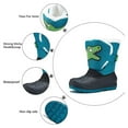 thumbnail image 4 of Cyiecw Toddler Kids Snow Boots Insulated Waterproof Fur Lined Unicorn Warm Anti-Slip Winter Shoes for Boys and Girls Outdoor(Toddler/Little Kid), 4 of 7