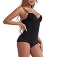 thumbnail image 2 of Body de moda de color sólido para mujer Cojín de pecho Cómodo sujetador Ropa interior Fridja  nalpqowj63428, 2 of 9