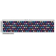 thumbnail image 3 of Ambesonne Geometric Fabric by the Yard Upholstery, Grunge Pattern Polka Dots, 1 Yard, Navy Blue and Multicolor, 3 of 5