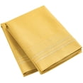 thumbnail image 2 of Mellanni Microfiber Pillowcases with Envelope Closure, Standard / Queen, Yellow, 2 Piece, 2 of 7