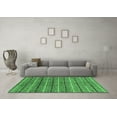 thumbnail image 3 of Ahgly Company Indoor Rectangle Abstract Emerald Green Modern Area Rugs, 8' x 10', 3 of 4