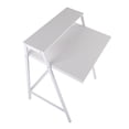thumbnail image 6 of 2-Tier Contemporary Office Desk in White Steel and White Wood by LumiSource, 6 of 7