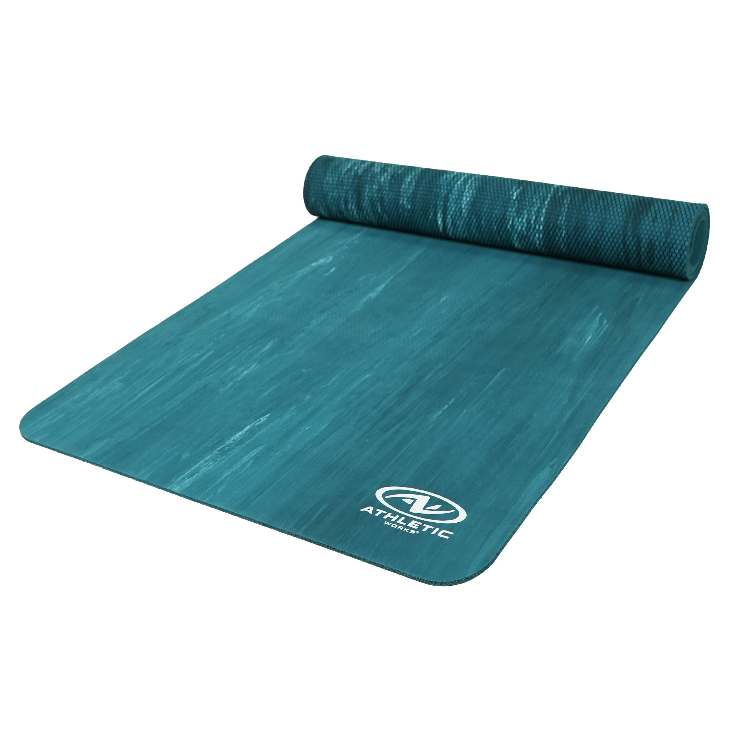 (2 pack) Athletic Works 4mm Rubber Yoga Mat