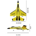 thumbnail image 5 of Avión de Combate de Espuma Teledirigido, Aeronave por Radiocontrol, Juguetes para Niños, Planeador 2.4G SU-35, 5 of 5