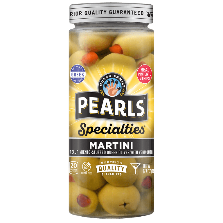 3 pack) Pearls Specialties Martini Vermouth Red Pepper Hand