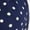 Navy Blue, variant on Black & White Polka Dot Deep V-Neck Halter Backless Fitted Mini Dress with Ruffle Hem