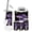 Color 4, variant on Gothic Bathroom Accessory Set 6 Piece Modern Maroon Navy Flowers dark Academia Romantic Trash can, Toothbrush Holder, Toothbrush Cup, Soap Dispenser, Soap Dish, Toilet Brush Holder
